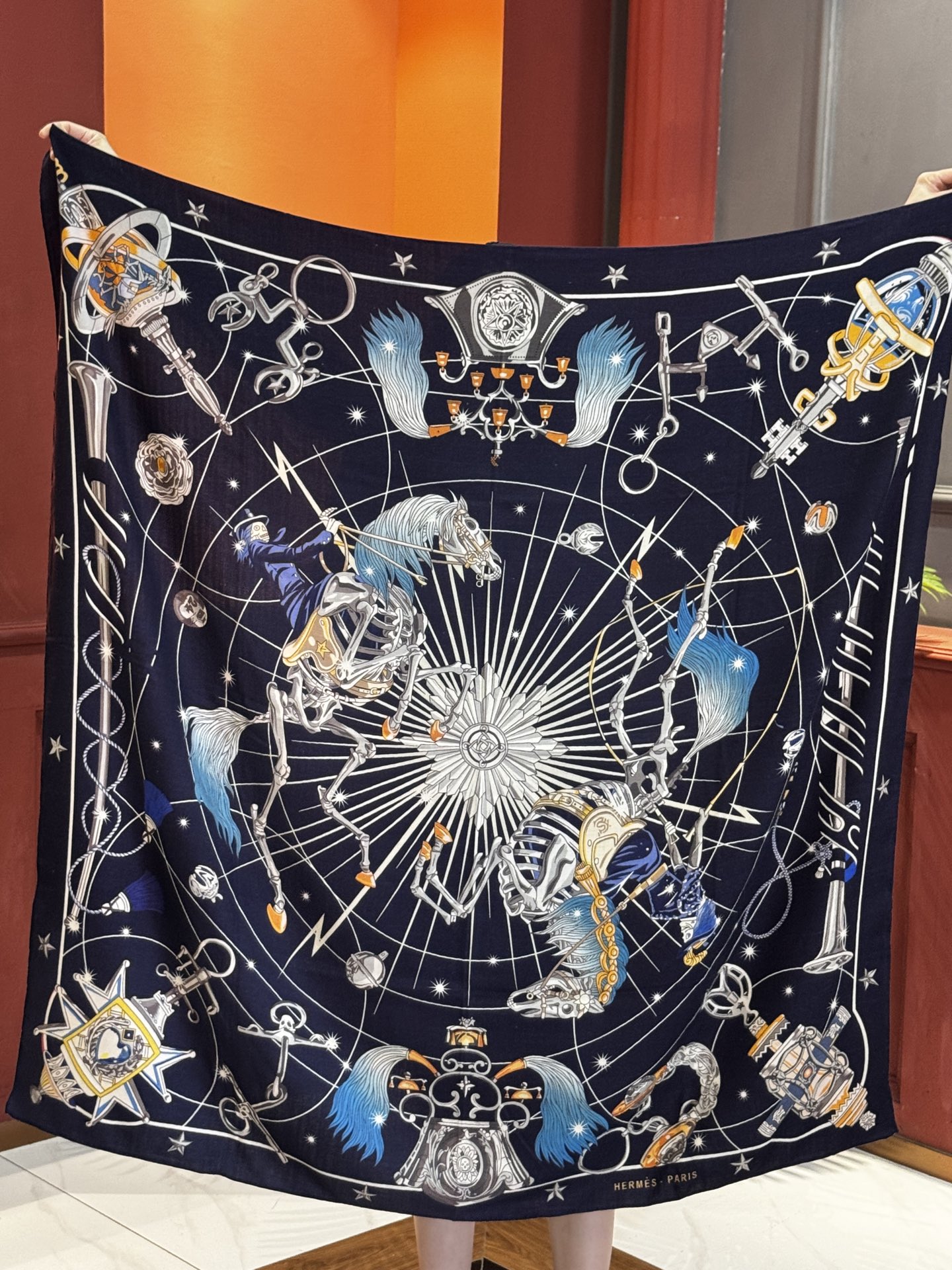 TOP HERMES Square Silk and Wool Scarf 140x140cm - 7 Colors