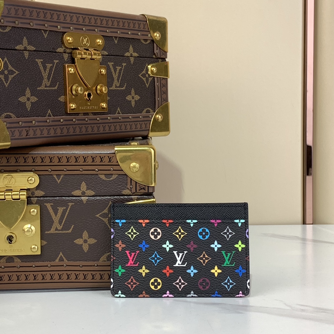 TOP Louis Vuitton LV LV x TM Victorine Card Holder 11 x 7 x 0.5CM - 2 Colors