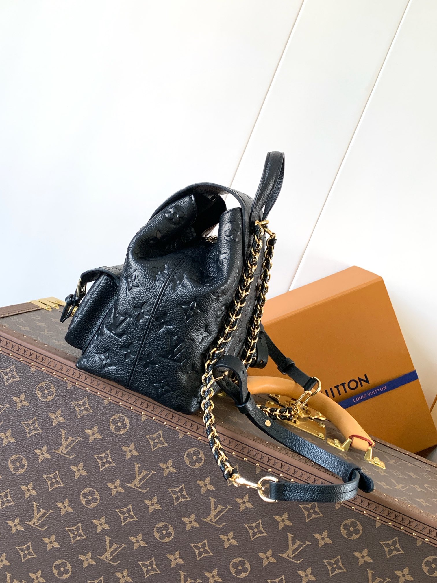 TOP Louis Vuitton LV Monogram Milky Way Backup Backpack 20×22×14cm - Black/Beige
