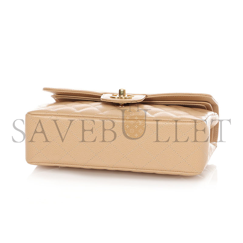 CHANEL MASTER CAVIAR SMALL CLASSIC DOUBLE FLAP 1540032 (23*13*6cm)