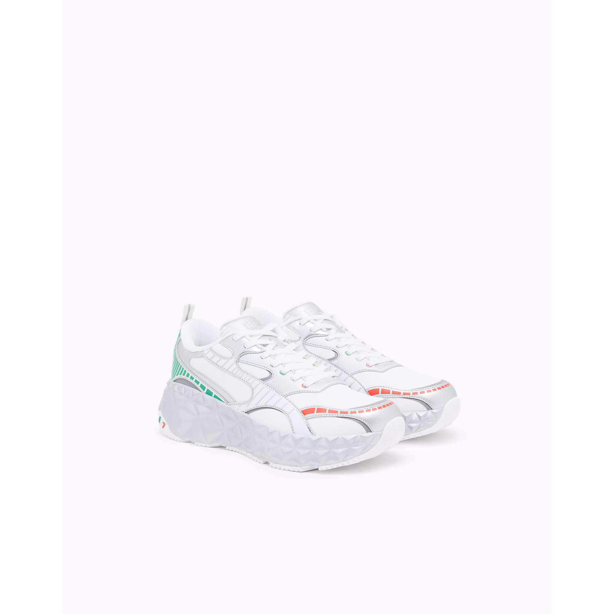 Team Italy EA7 Emporio Armani Kobra Tech Trainers - White