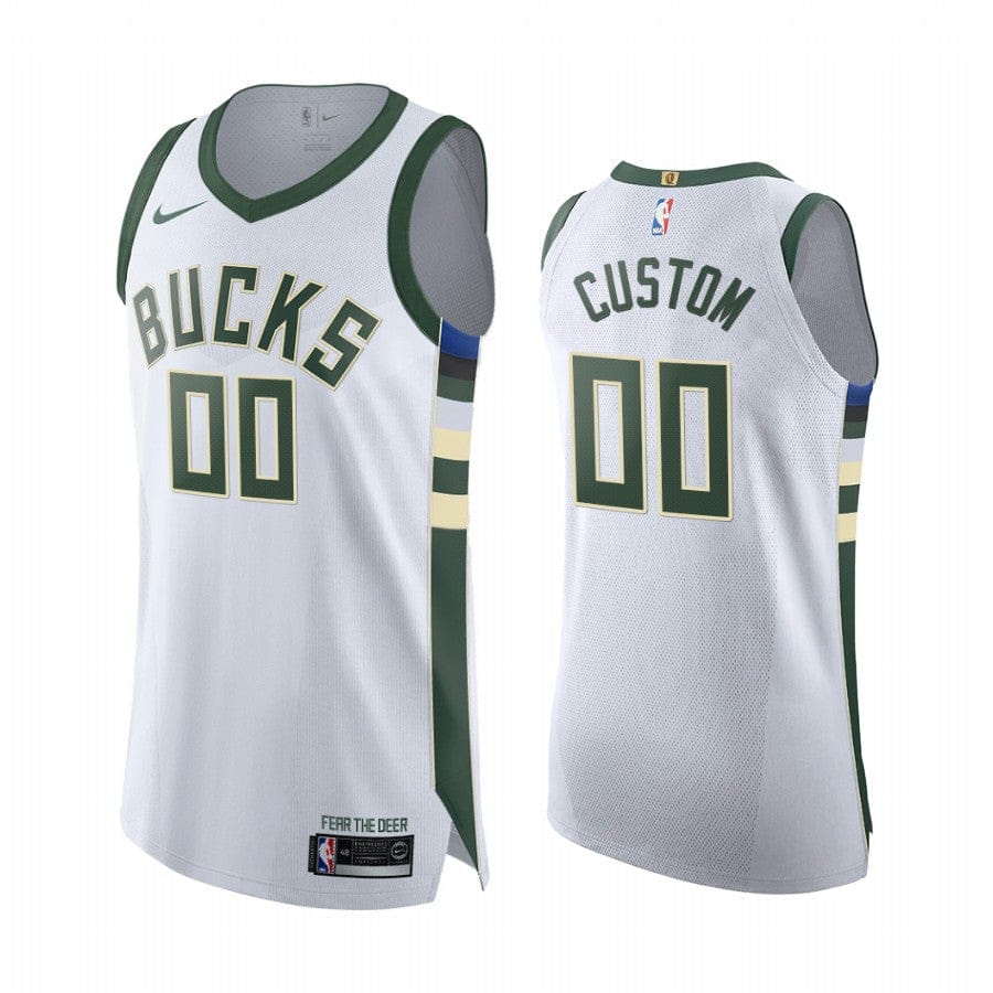 Custom Milwaukee Bucks Authentic Jersey
