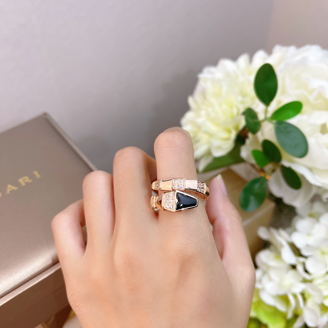 TOP BVLGARI Serpenti Viper Ring