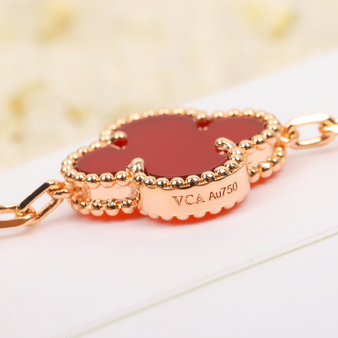 Van Cleef&Arpels VCA alhambra Bracelet Carnelian