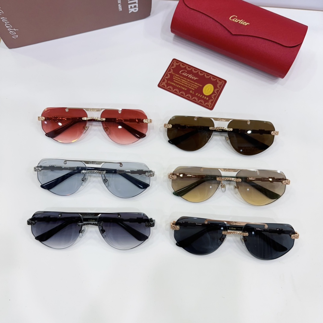 TOP Cartier Sunglasses - 6 Color
