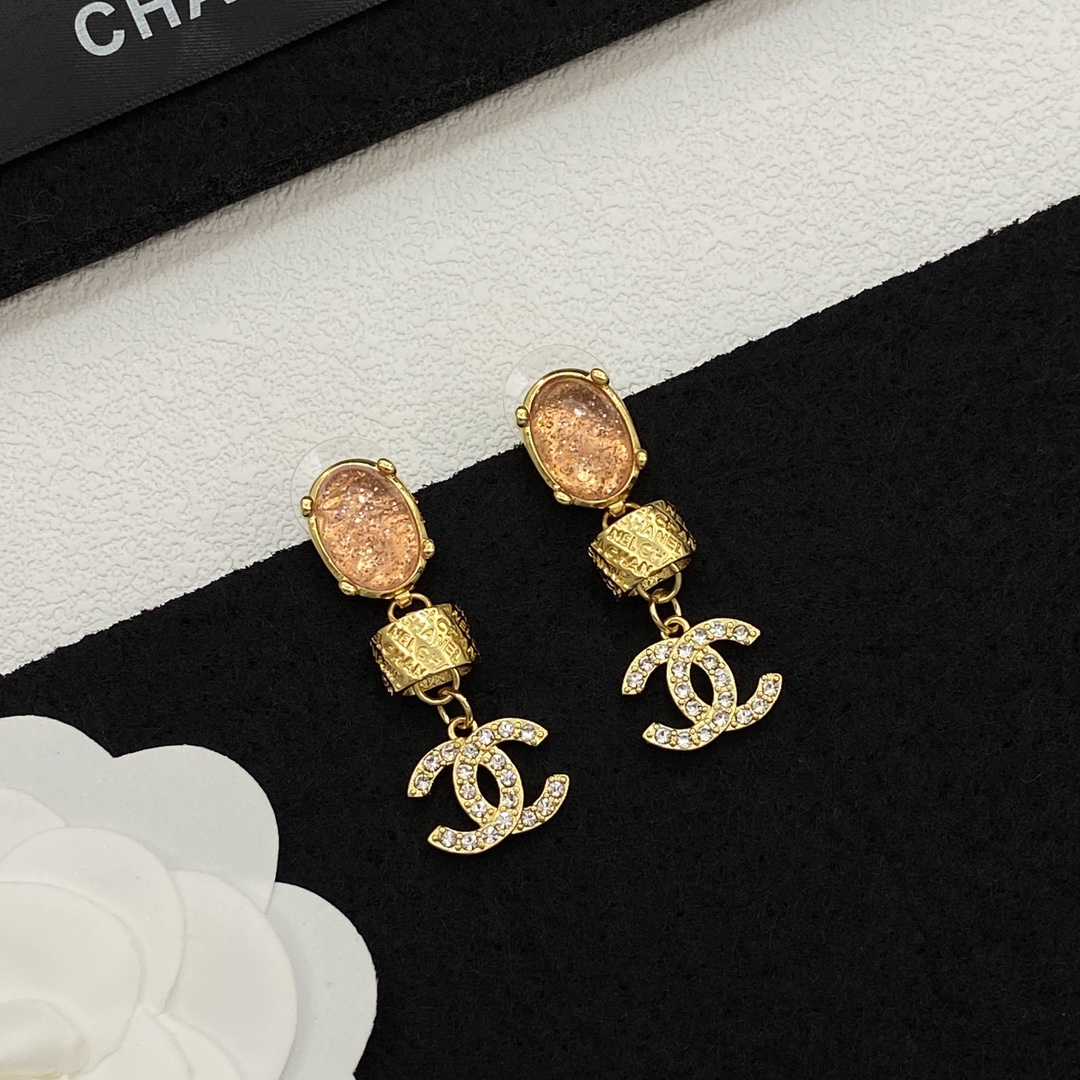 TOP CHANEL CC Earrings - Gold