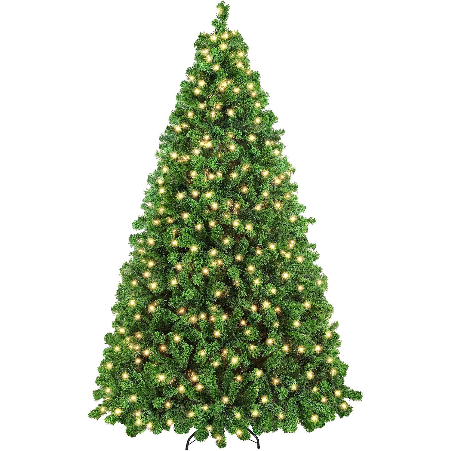 Yaheetech Pre-Lit Snow Flocked Artificial Christmas Tree, 1750 Lights