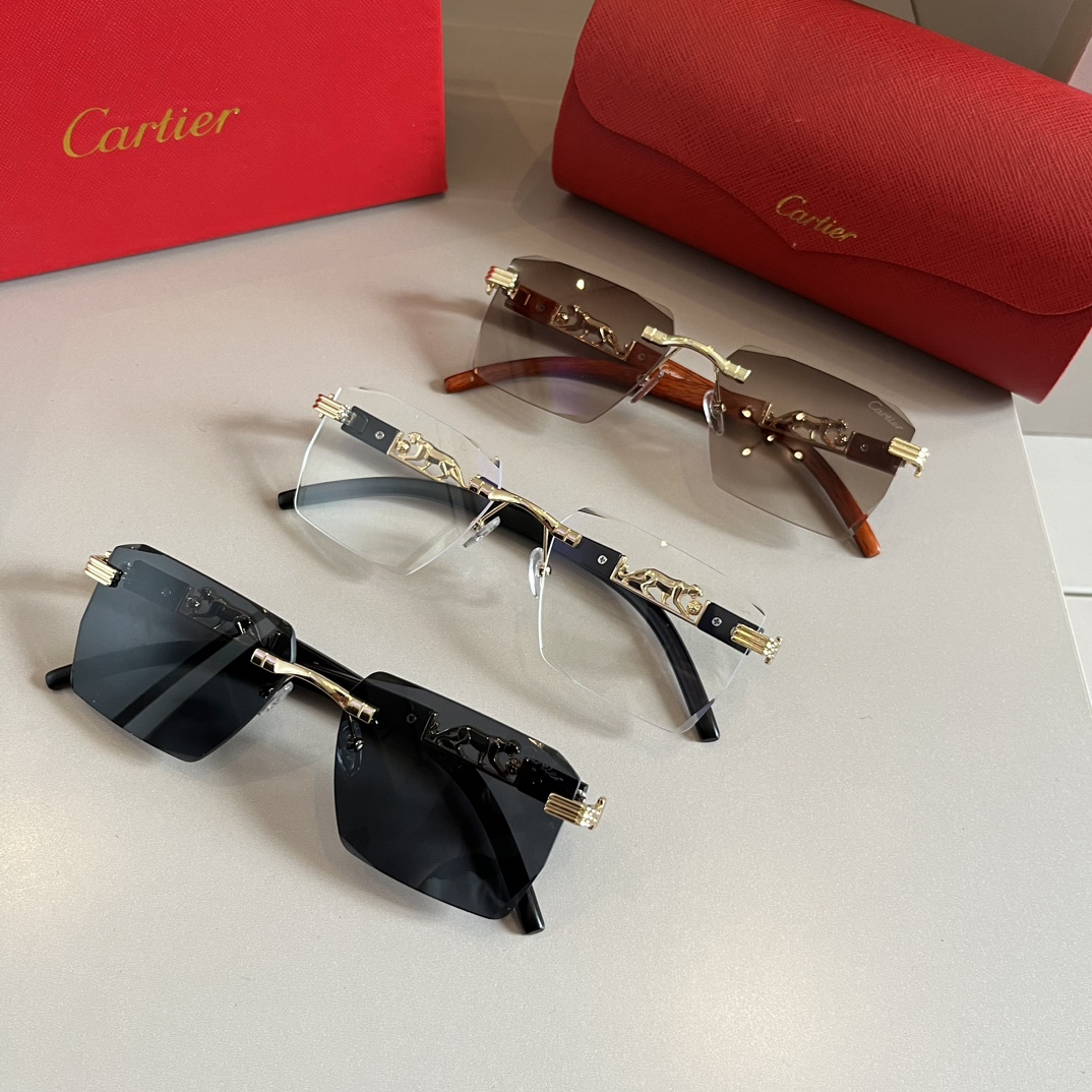 TOP Cartier Sunglasses - 3 Color