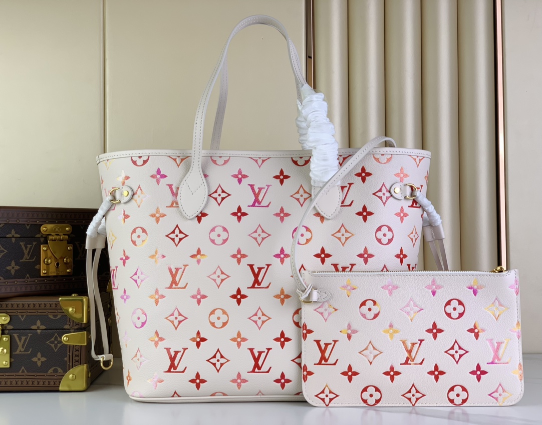 TOP Louis Vuitton LV NEVERFULL Bag 31 x 28 x 14 cm - Pink