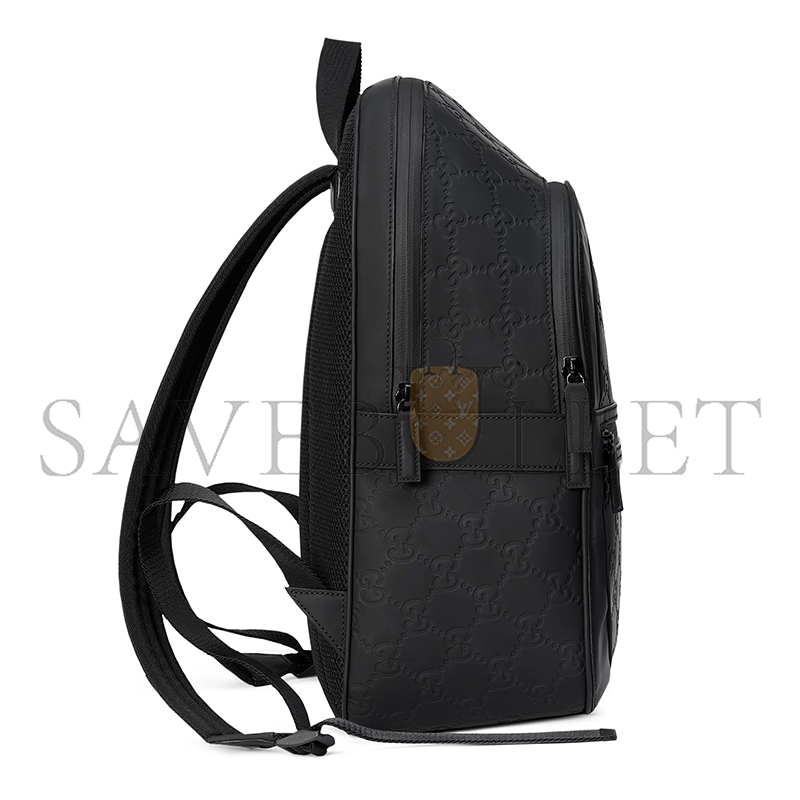 GUCCI RUBBER-EFFECT MEDIUM BACKPACK 771280 (34*26*14cm)