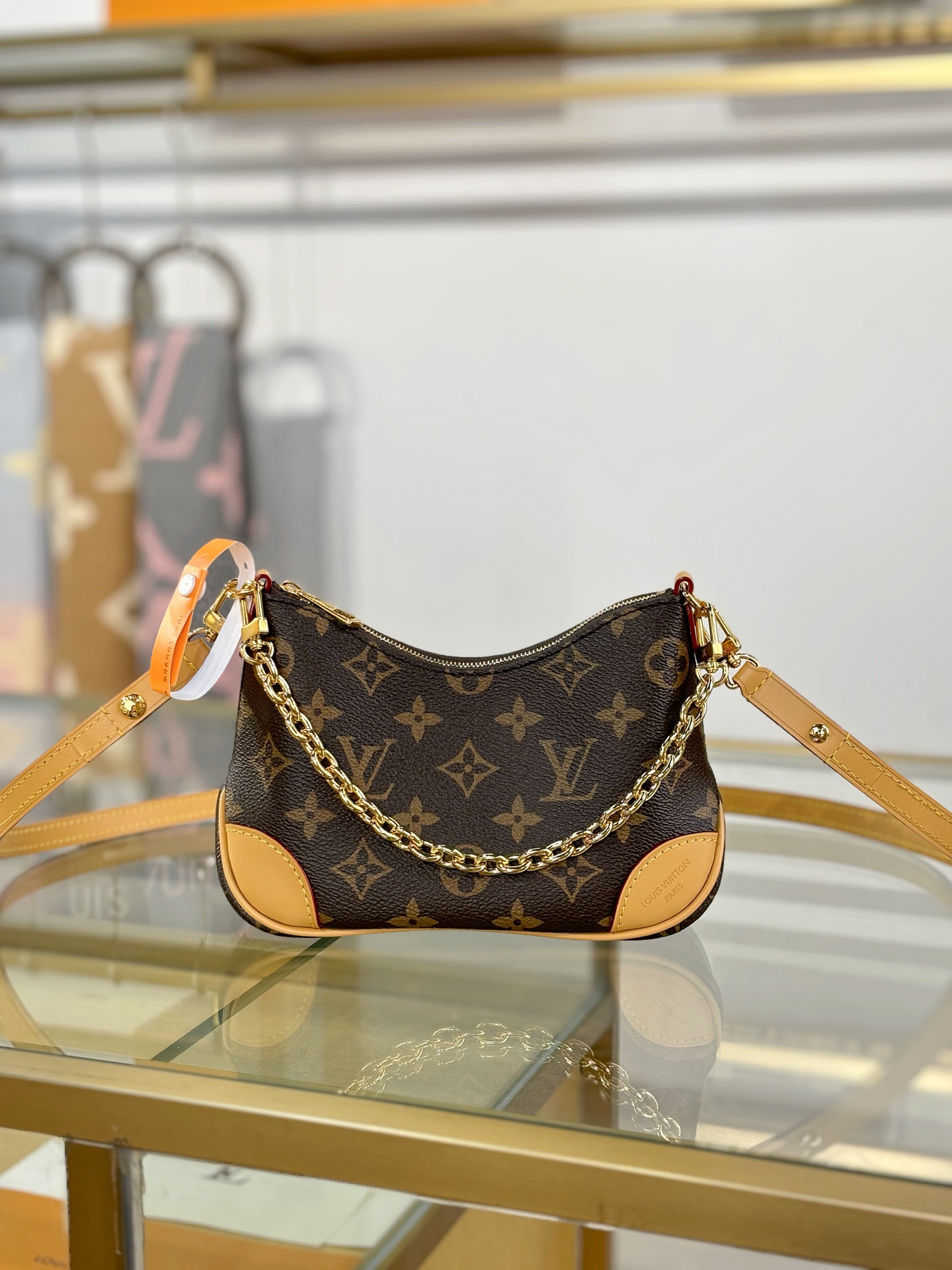 TOP Louis Vuitton LV Boulogne Odeon Bag Monogram Nano 21x11.5x7cm - Brown