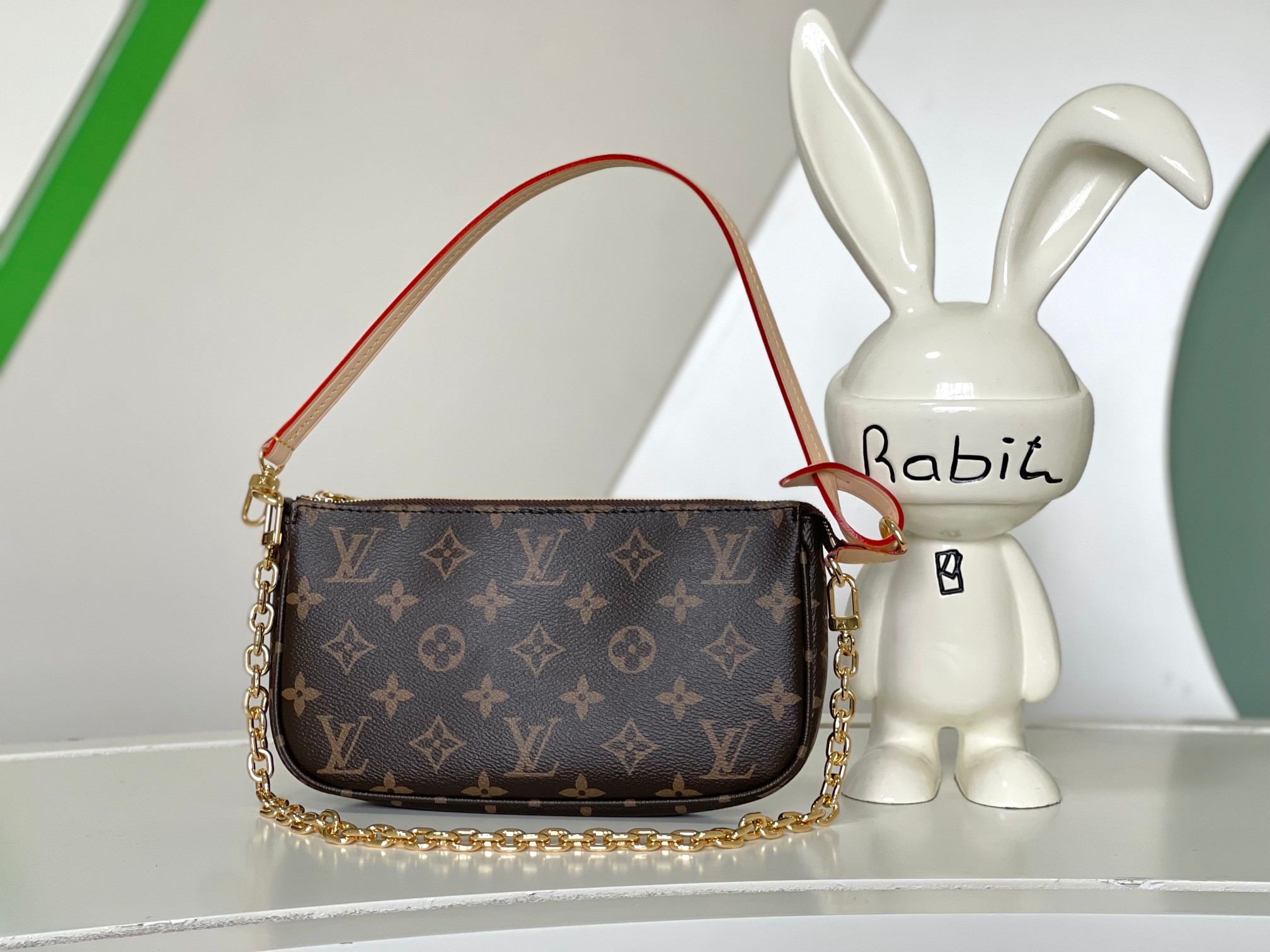 TOP Louis Vuitton LV Monogram Pochette Accessories Bag - 23.5x13.5x4CM