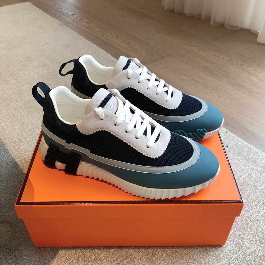 Hermès-trainers 2024 giga Leather low trainers  (Replica)