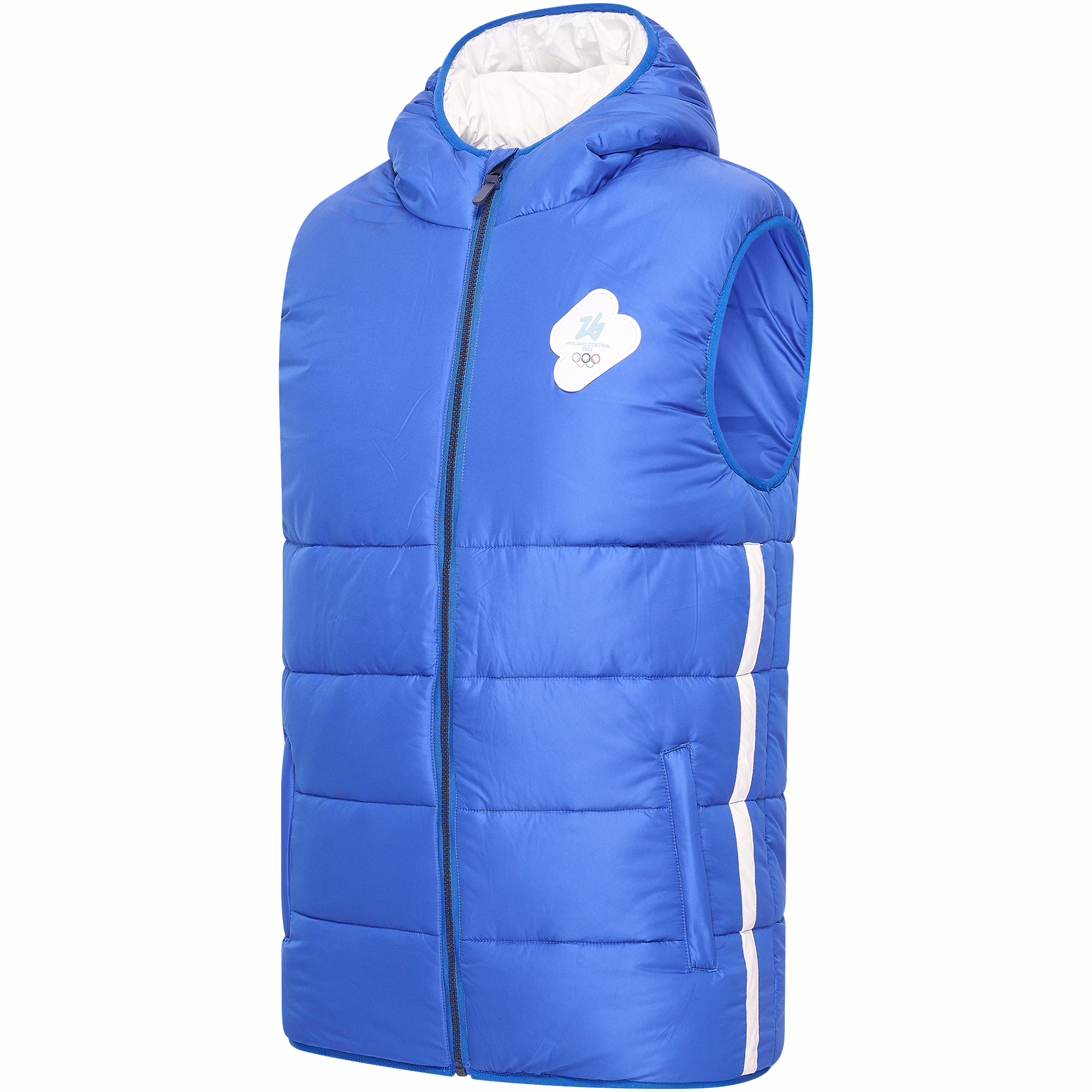 Milano Cortina 2026 Olympics Padded Gilet - Blue