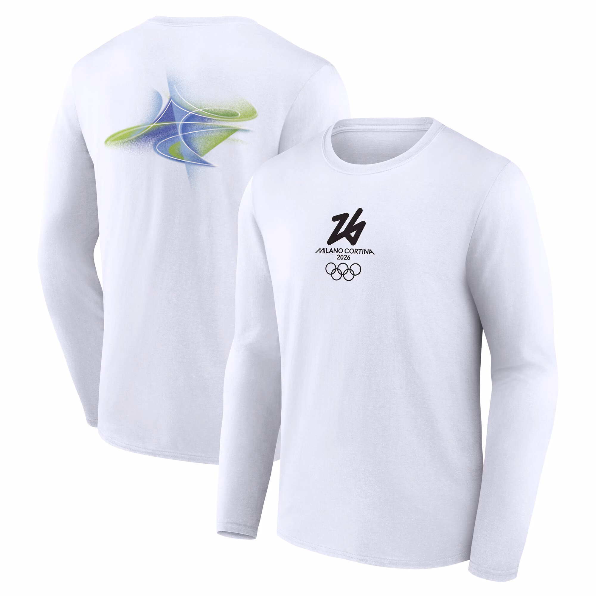 Milano Cortina 2026 Olympics Marvel Graphic Long Sleeve T-Shirt - White