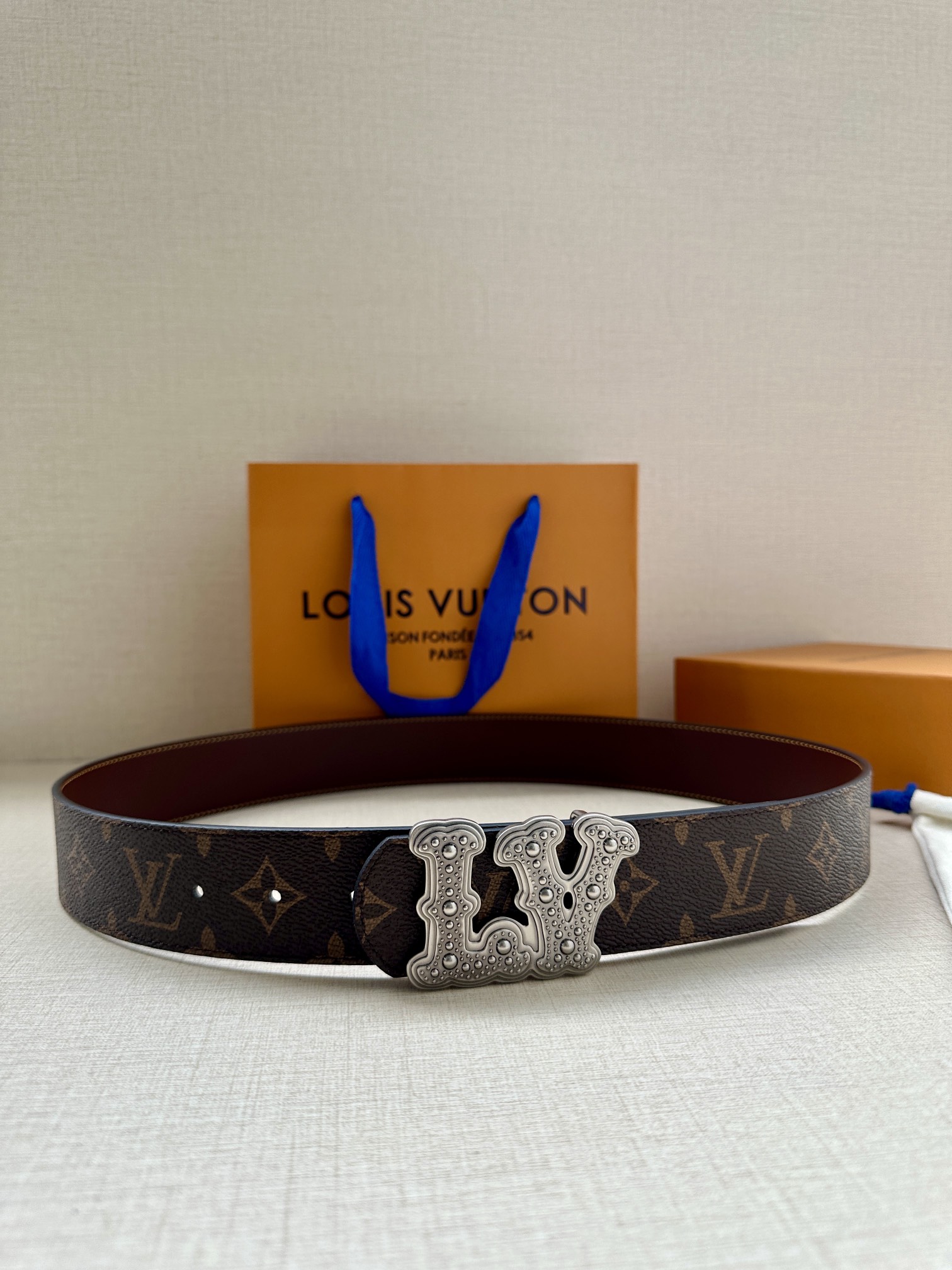 TOP Louis Vuitton LV Dimension Reversible Belt - 4.0CM