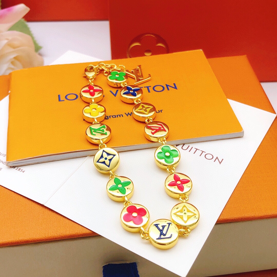 TOP Louis Vuitton LV Bracelet - Gold
