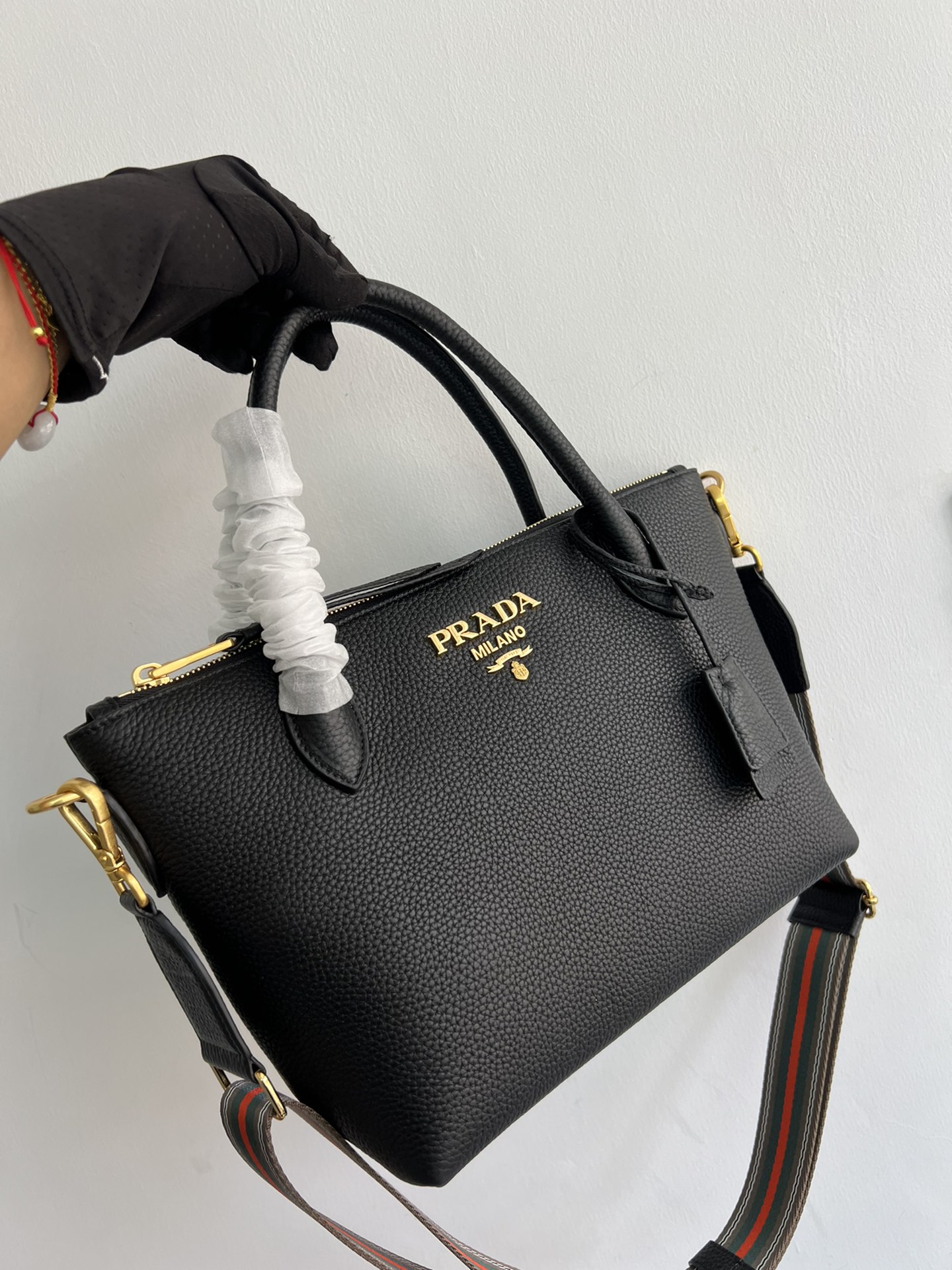 TOP PRADA Double Shoulder Straps Bag 24x19x12cm - Three Colors