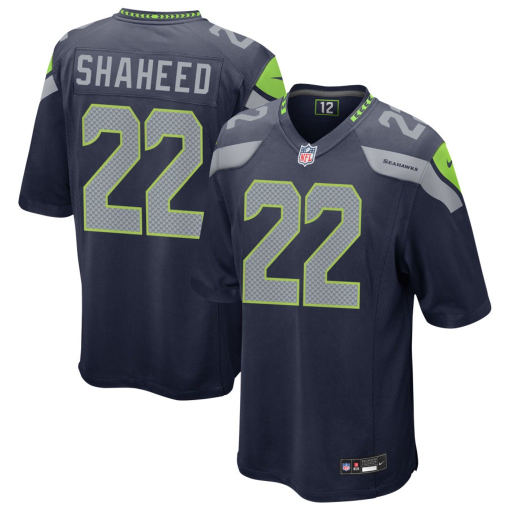 Rashid Shaheed Men's College Navy Seattle Seahawks Game Jersey