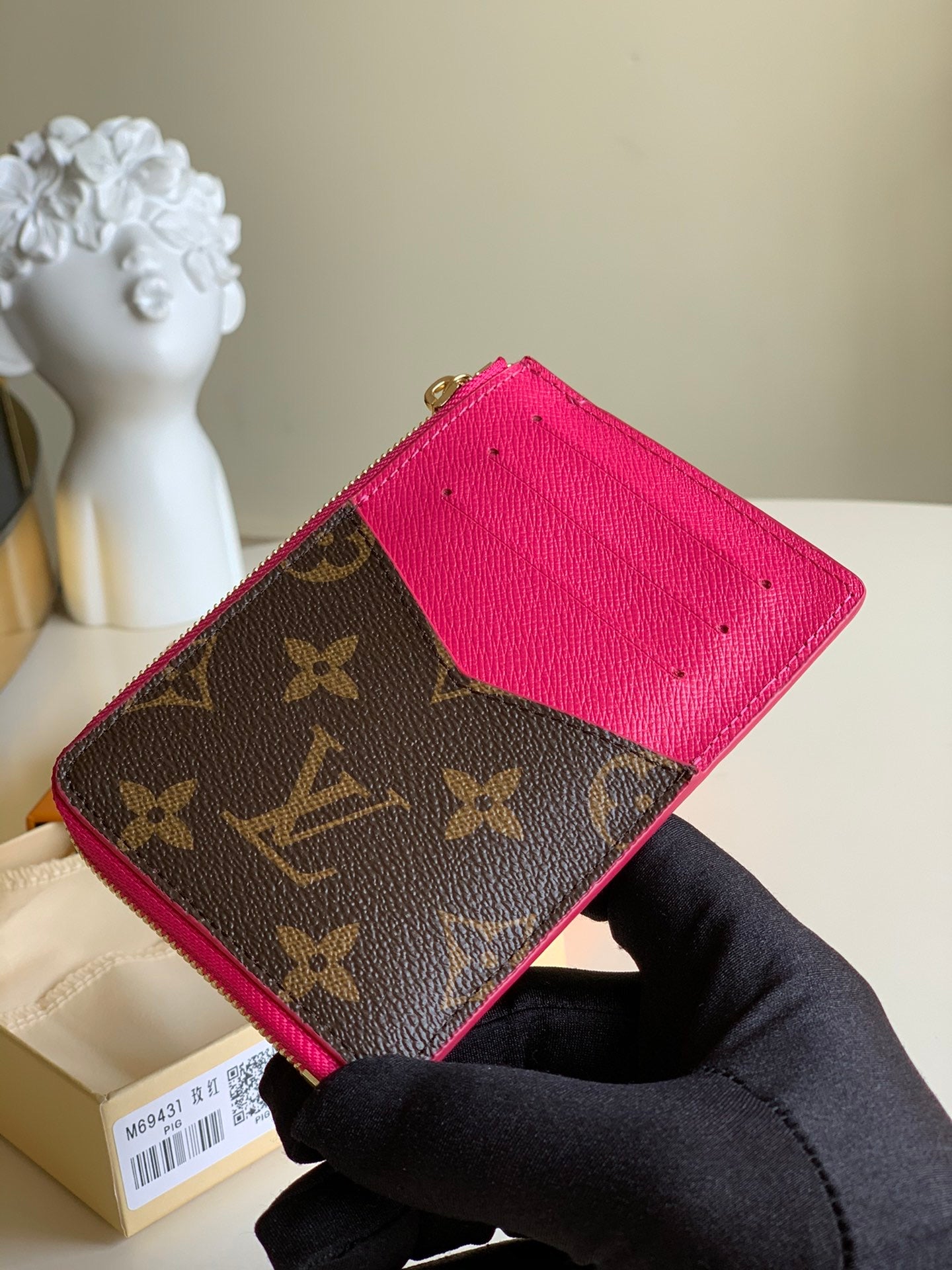 TOP Louis Vuitton LV LV Compact Key Wallet - Monogram