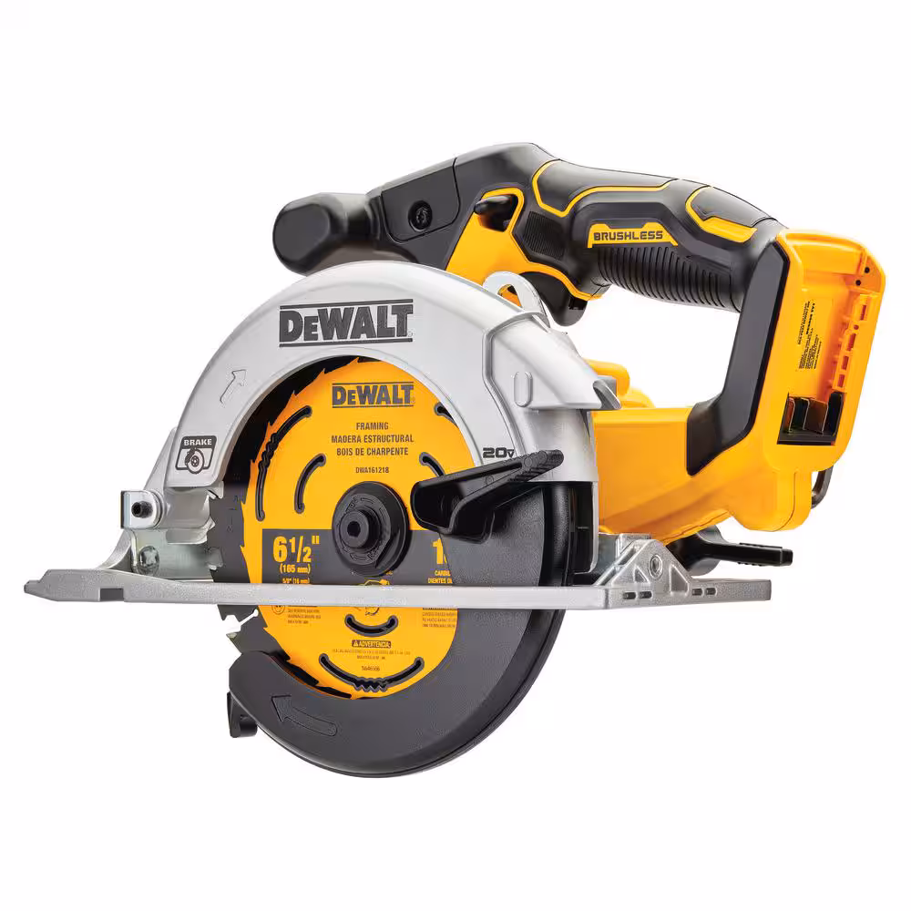 20V MAX Cordless Brushless 6-1/2 in. Sidewinder Style Circular Saw (Tool Only)