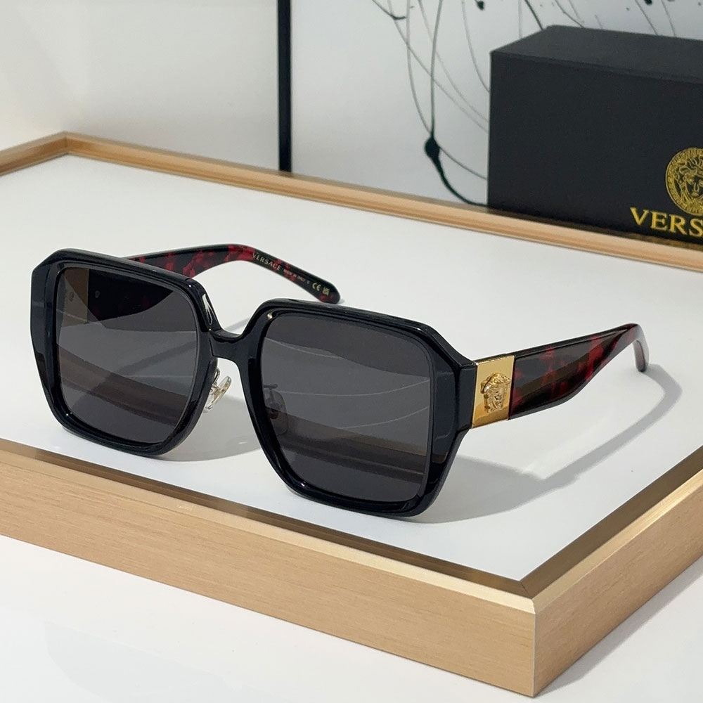Versace  Simple Square Sunglasses Go With Everything Sunglasses Top Quality（Replica）