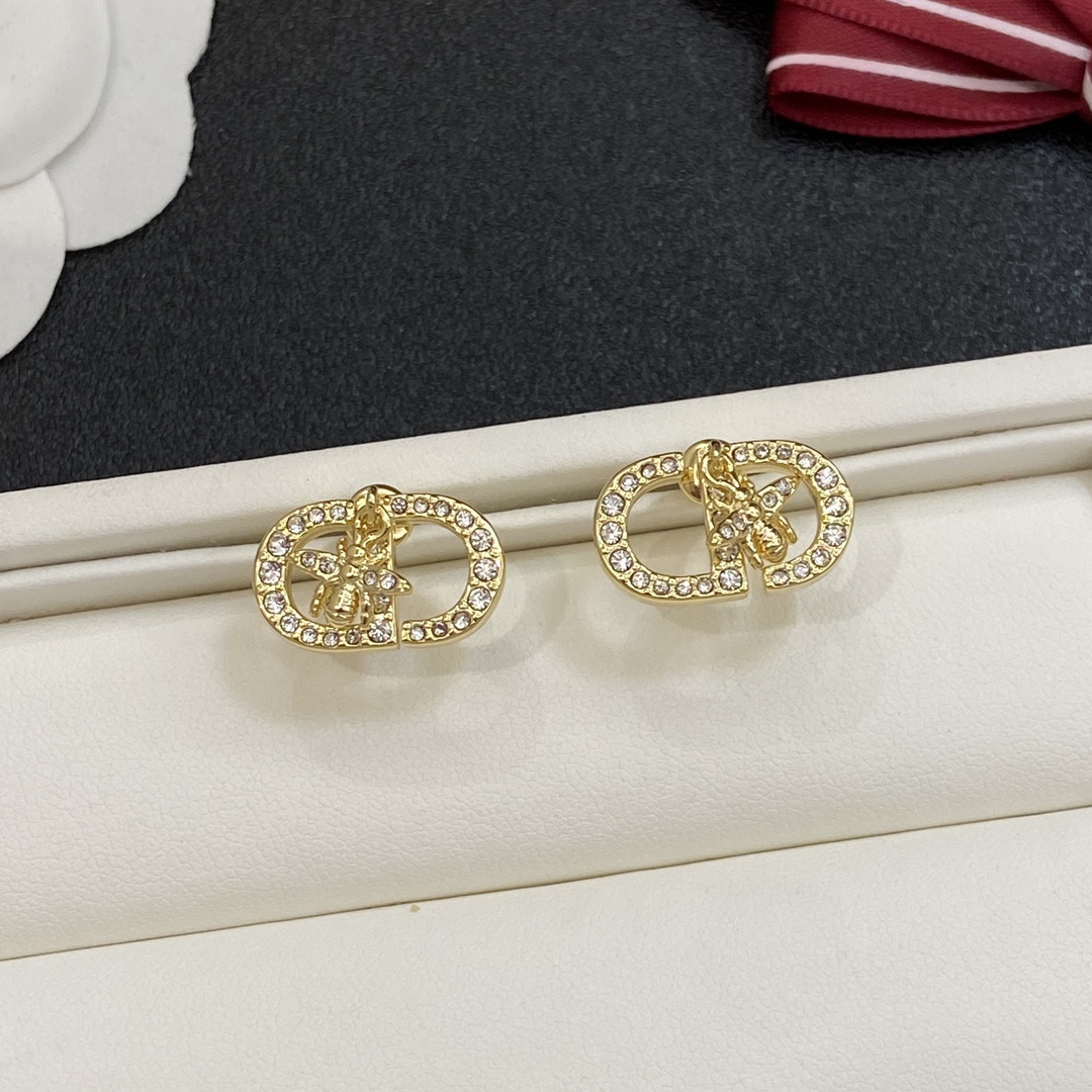 TOP Christian Dior Earrings -2 Colors