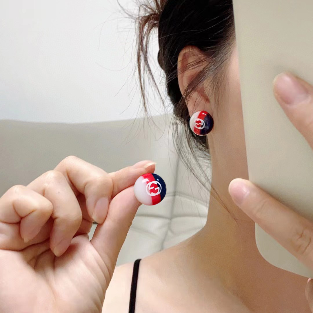 TOP GUCCI Colored Beads Earrings