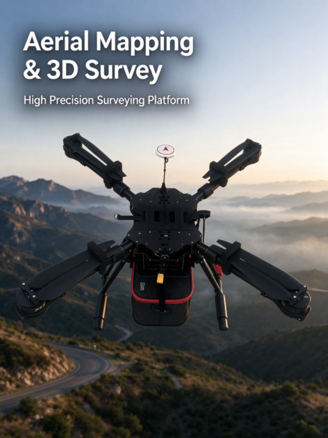 Domestically independently developed quadrotor UAV, flexible OEM/ODM custom payload design to match diverse industrial missions industrial drone