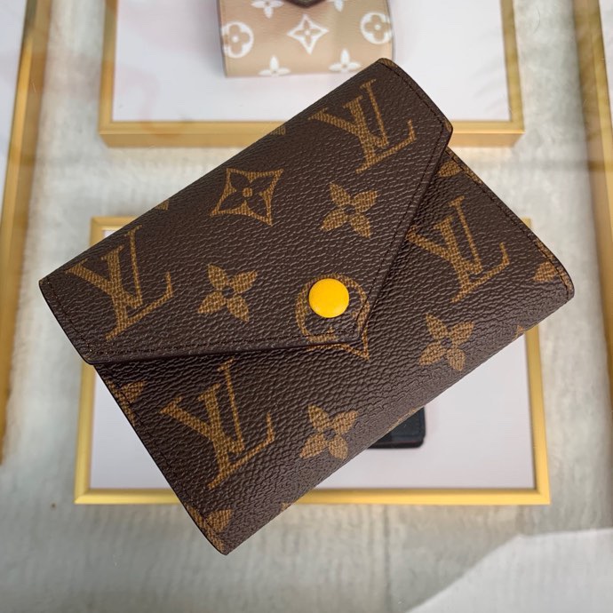 TOP Louis Vuitton LV LV Damier Victorine Wallet - 16 colors