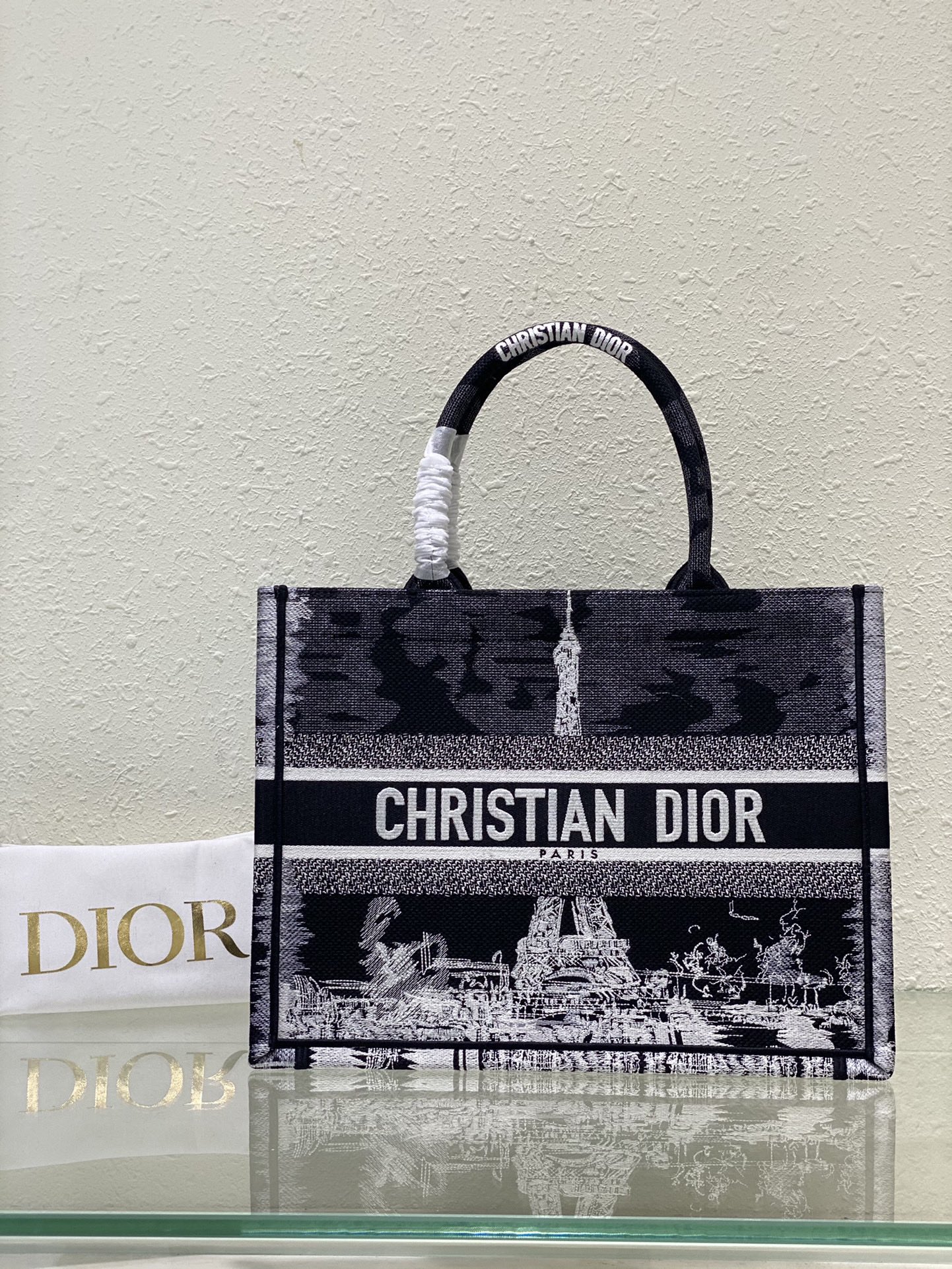 TOP Christian Dior The Paris Tower Series Book Tote Bags 36*18*28cm - 3 Colors