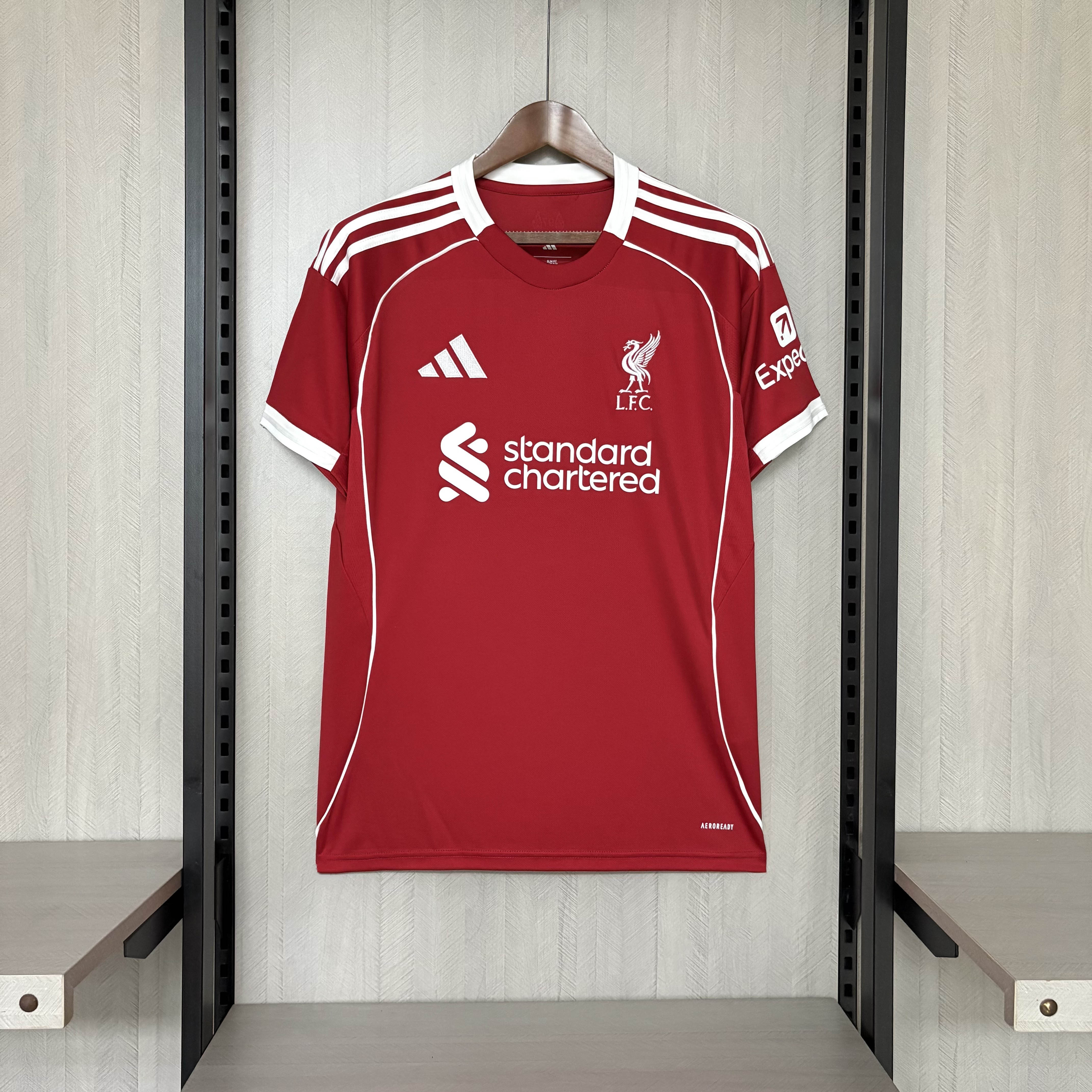 2025/2026 Liverpool Home Soccer Jersey 1:1 Thai Quality