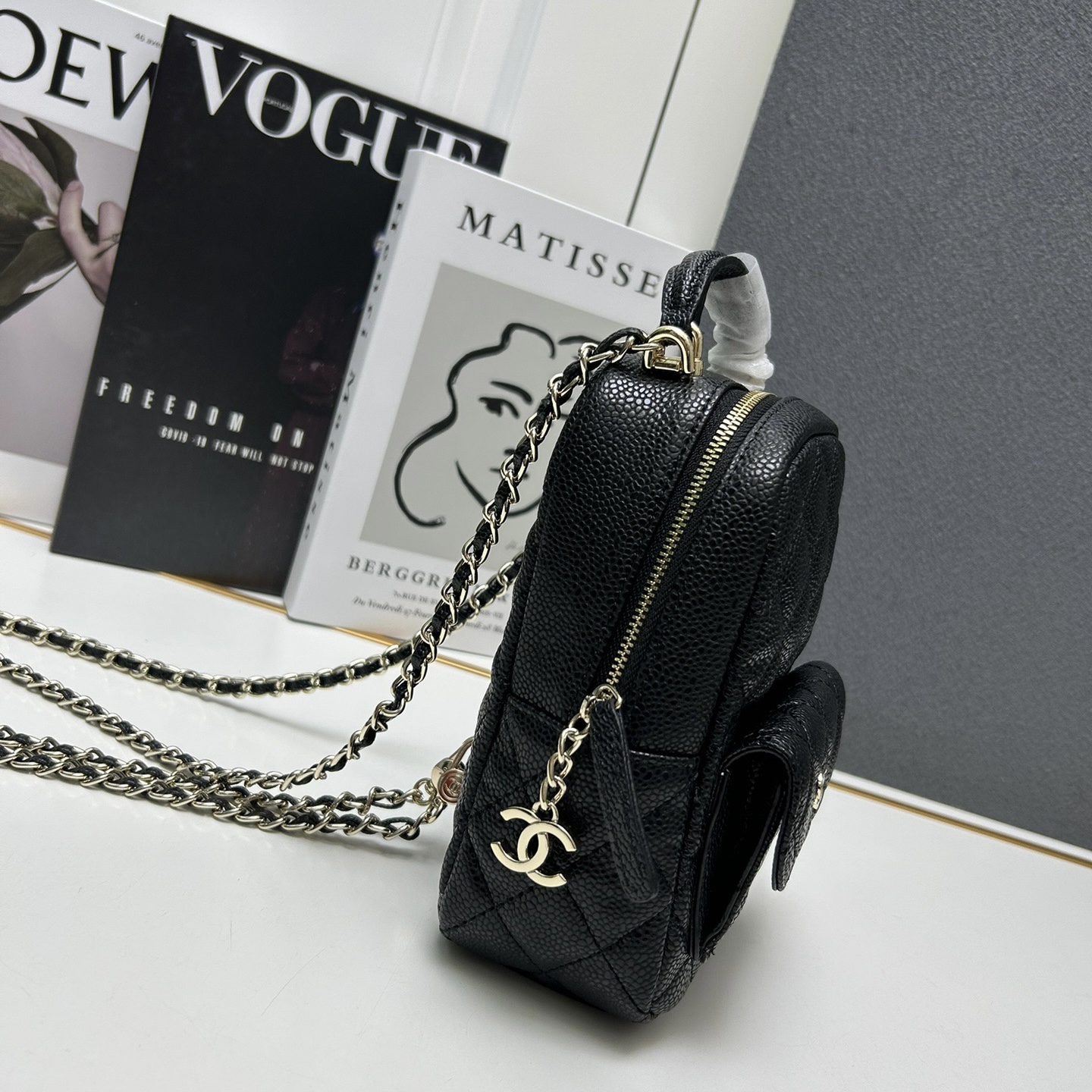 Chanel Grained Cowhide Backpack（Replica）