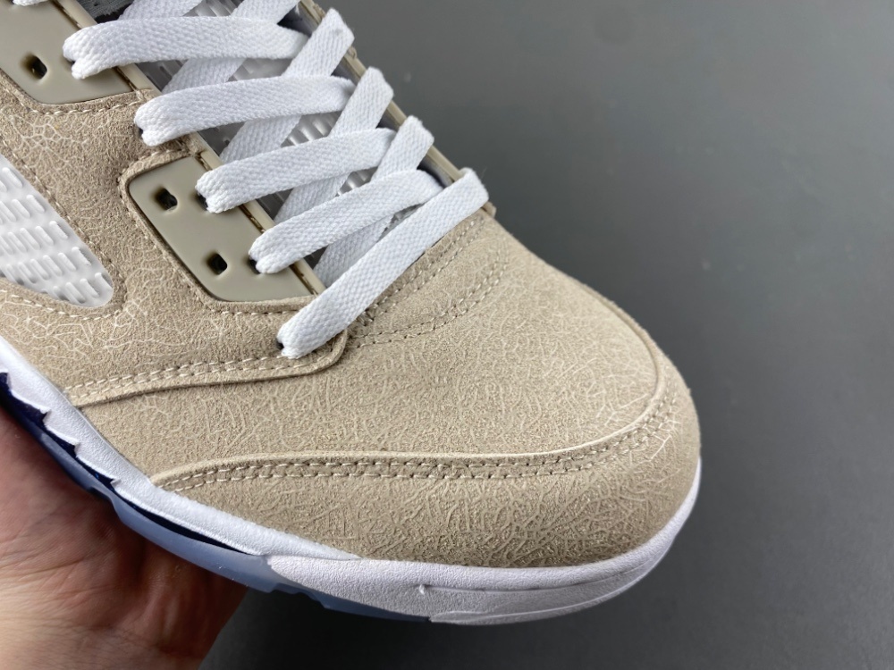 Air Jordan 5 Grey Deerskin Crackle