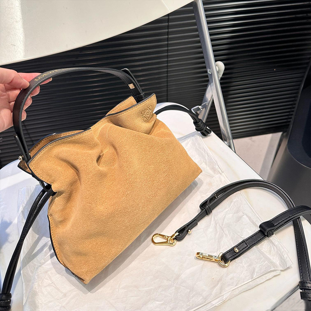 LOEWE Suede Anagram handbag (Replica)