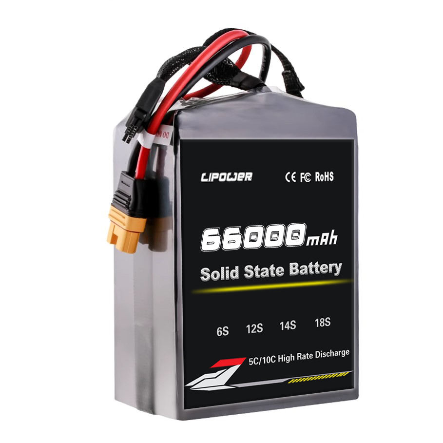 High energy density 66Ah large capacity 66000mAh semi-solid battery 22.2V 10C - lipowbattery