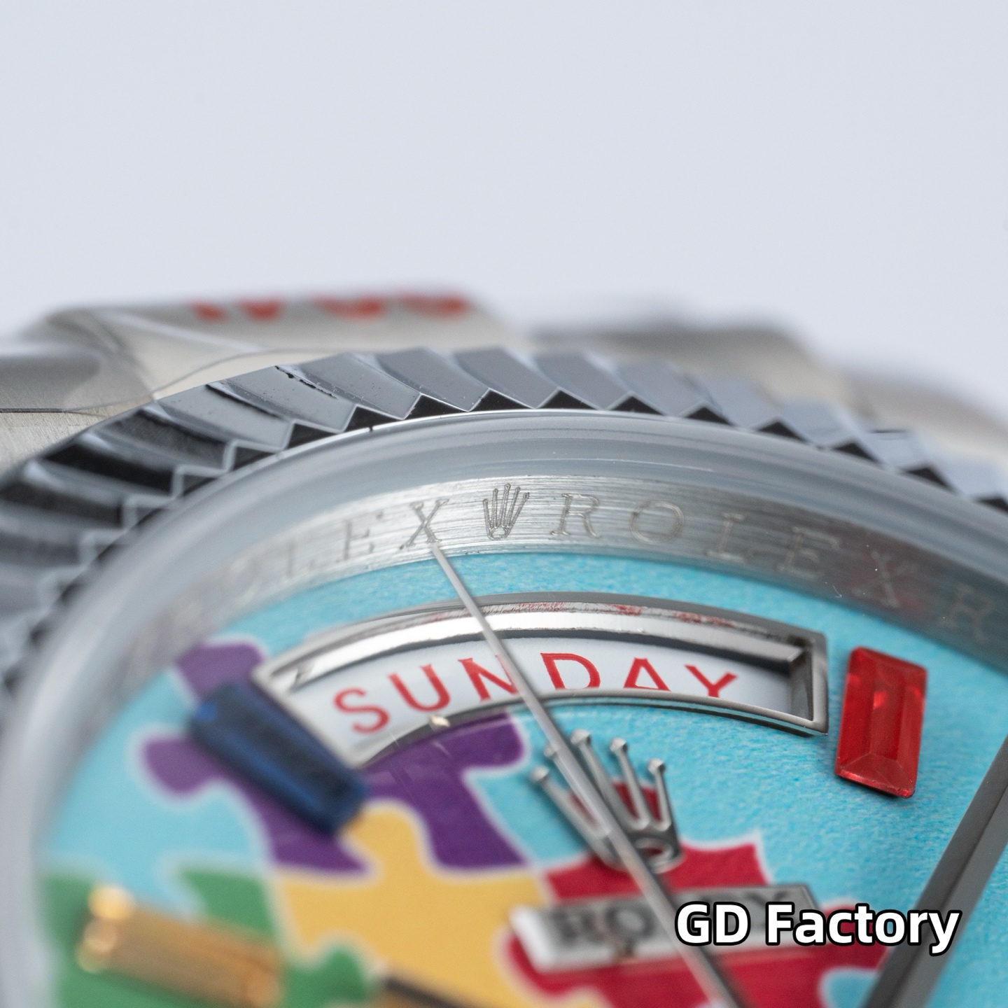 TOP ROLEX Men's Watch 40mm - Blue