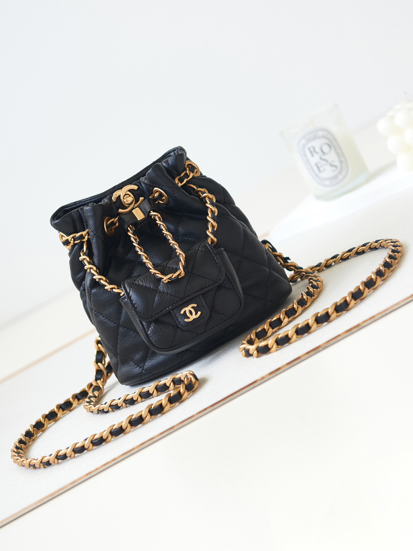 TOP CHANEL23A New Style Duma Backpack 16.5x17x12 cm - GHW - 3 Color