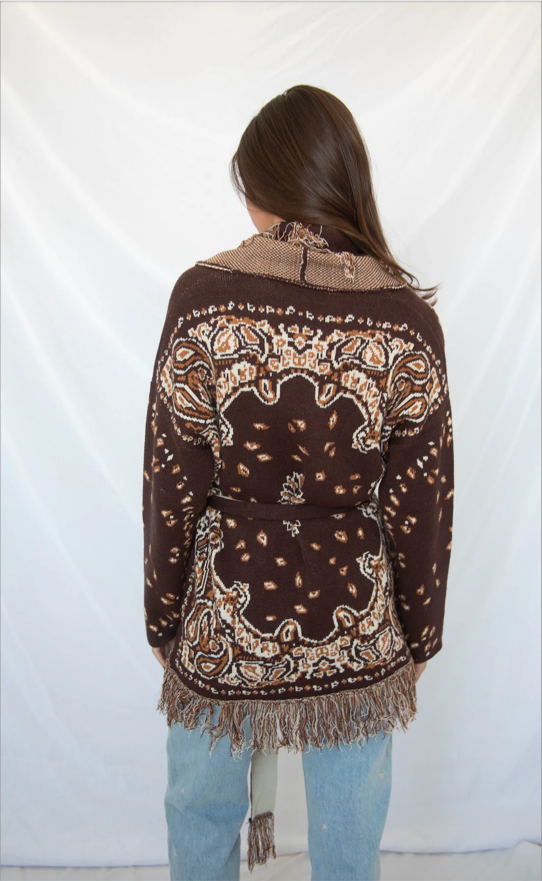 brownie points wrap cardigan