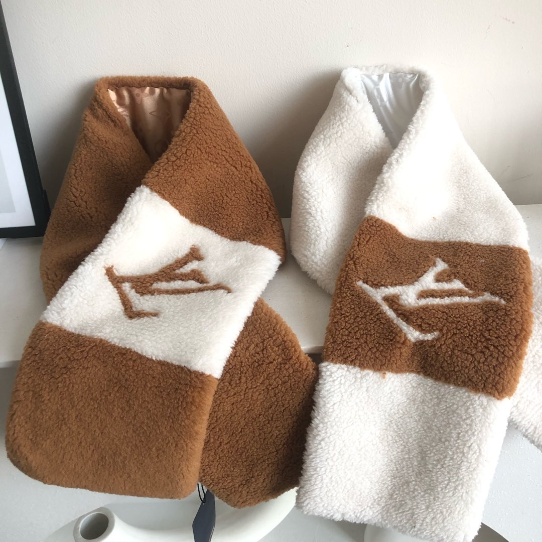 TOP Louis Vuitton LV Wool Scarf 110*17cm- 2 Color