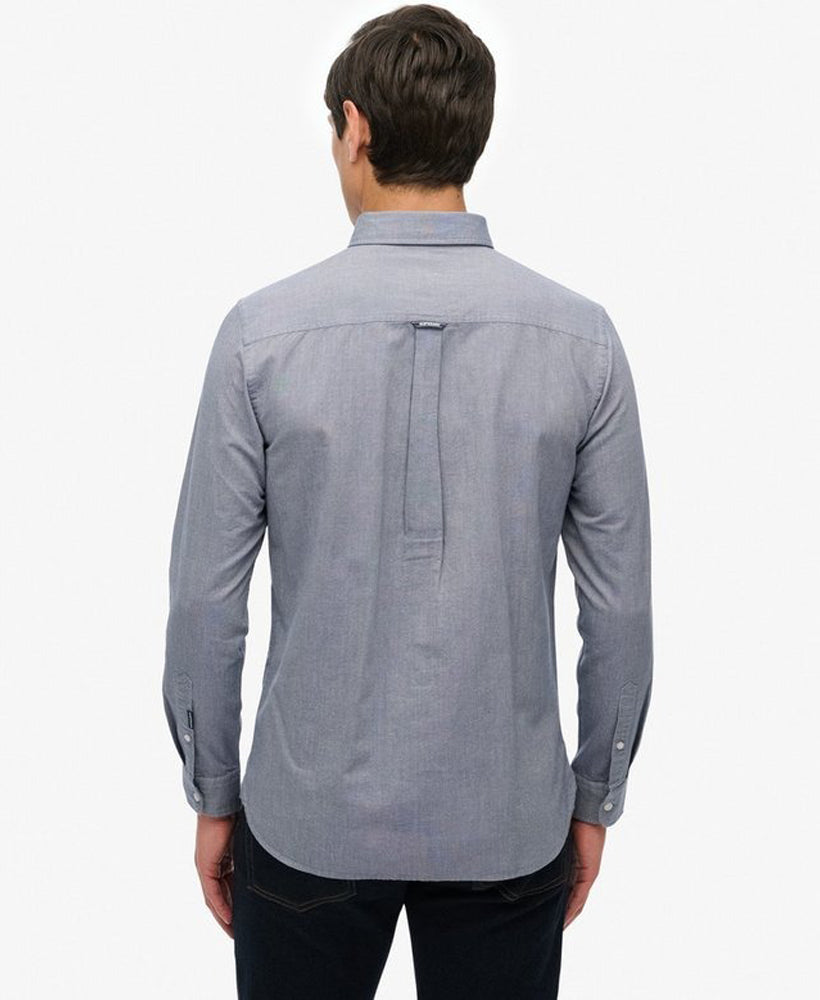 Classic Oxford Long Sleeve Shirt | Ocean Navy Chambray