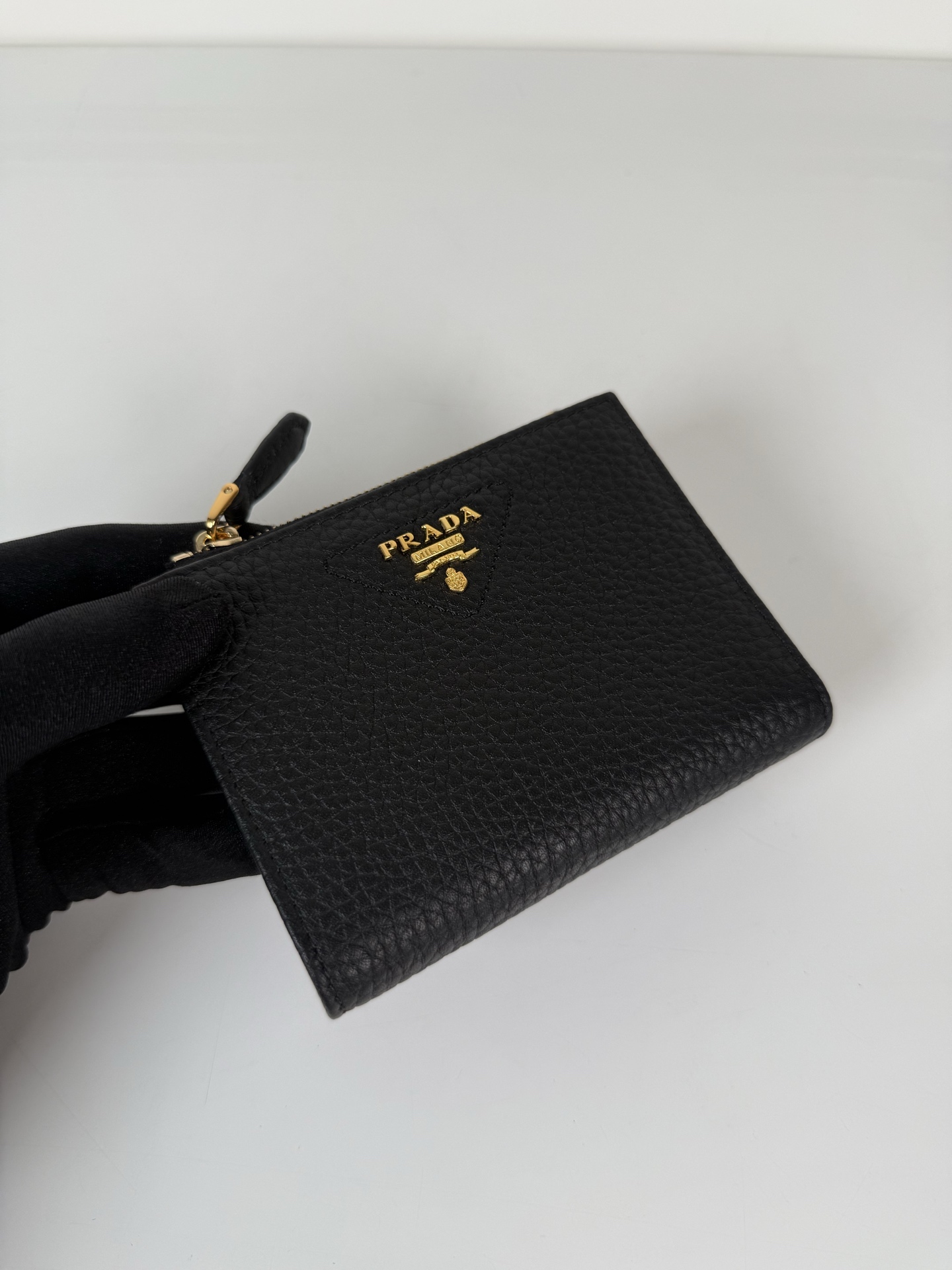 TOP PRADA Calfskin Wallet 11.5x9.5cm - 2 Color
