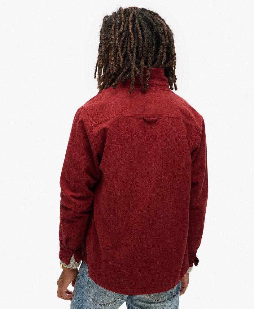 Merchant Overshirt | Wine Red