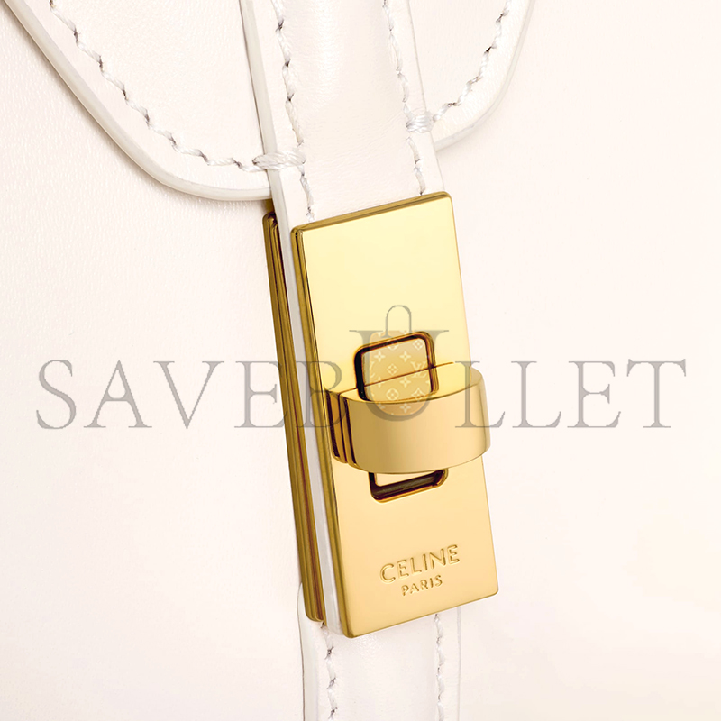 CELINE MINI 16 IN SATINATED CALFSKIN 197983BEY.01RC (18.5*15.5*9cm)