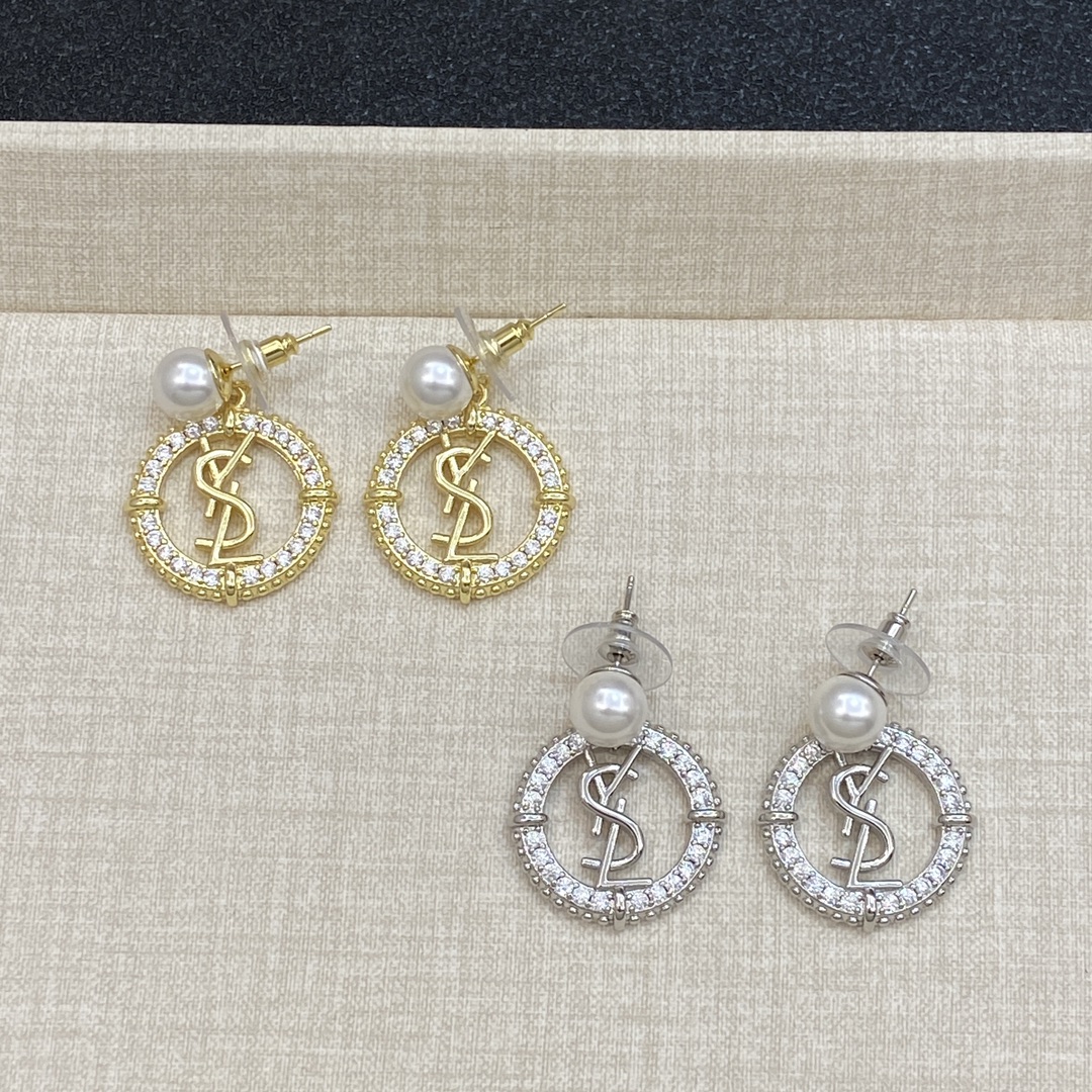 TOP Yves Saint Laurent YSL Earrings - 2 Color