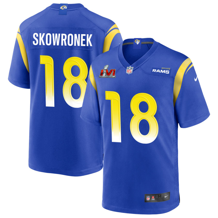 Ben Skowronek Los Angeles Rams  Super Bowl LVI Game Jersey - Royal