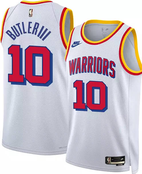 Golden State Warriors Jimmy Butler #10 Hardwood Classic White Jersey