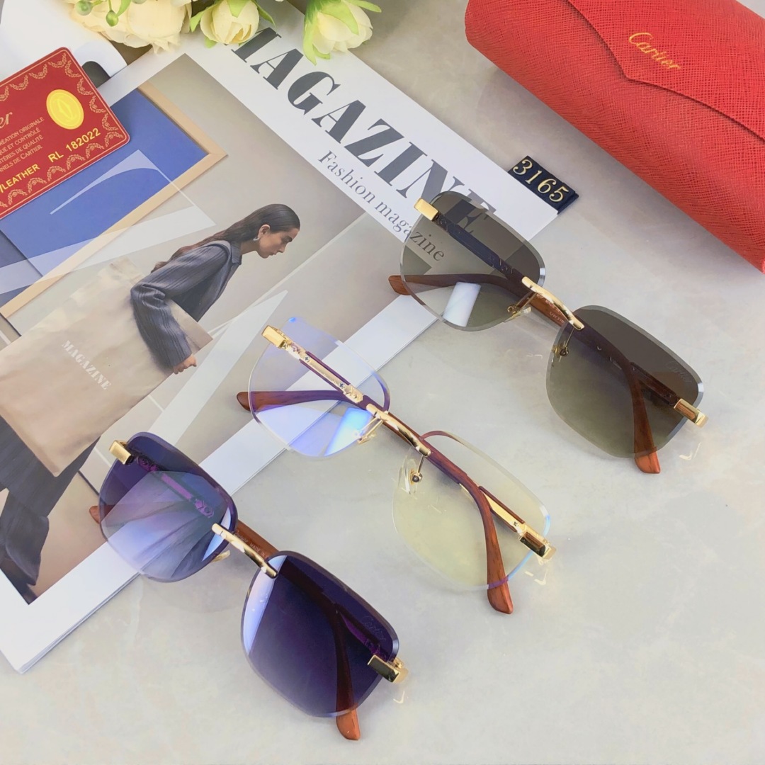 TOP Cartier Sunglasses - 3 Color
