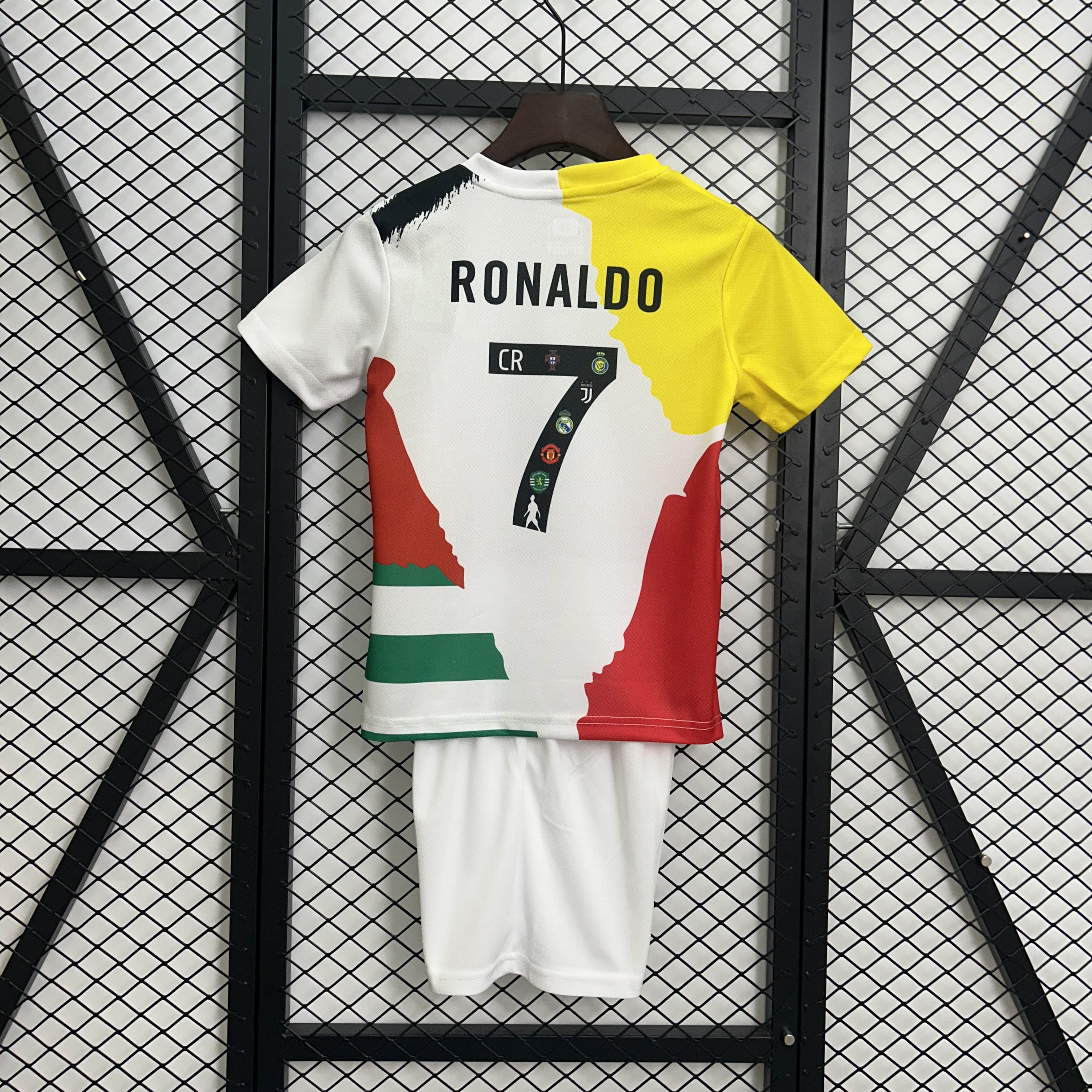 2025/2026 Ronaldo Personal Commemorative Edition Football Shirt 1:1 Thai Quality Kids Size