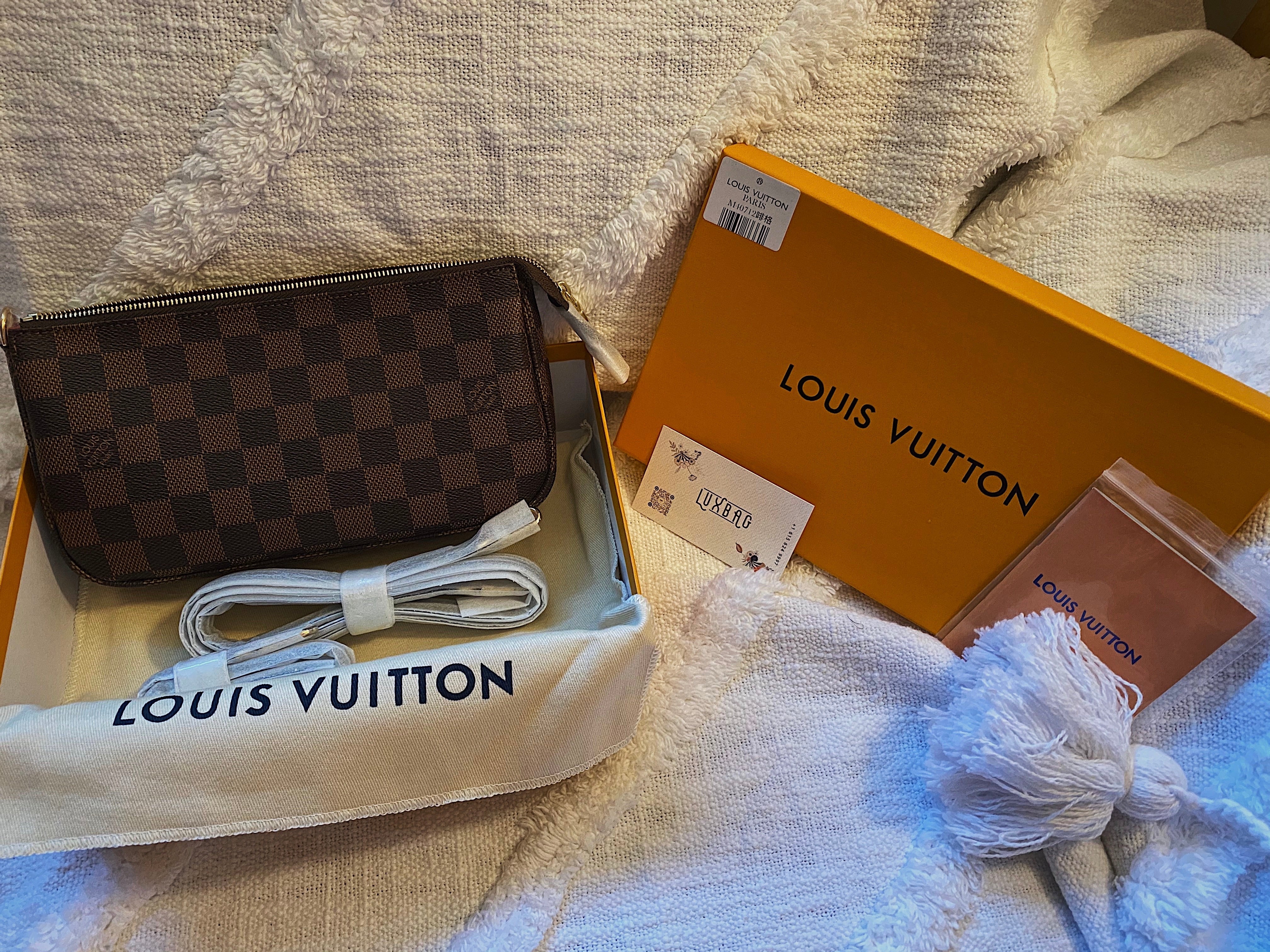 TOP Louis Vuitton LV LV Pochette Accessoires NM - Damier Ebene